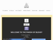 Tablet Screenshot of busheyparish.org